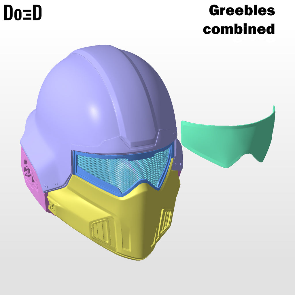 Helldivers Helmet 3 | 3D Printable Model #H003