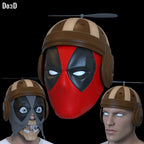 Bundle: Deadpool & Headpool Modular Helmet Pack 3D Printable Model STL File #HH3