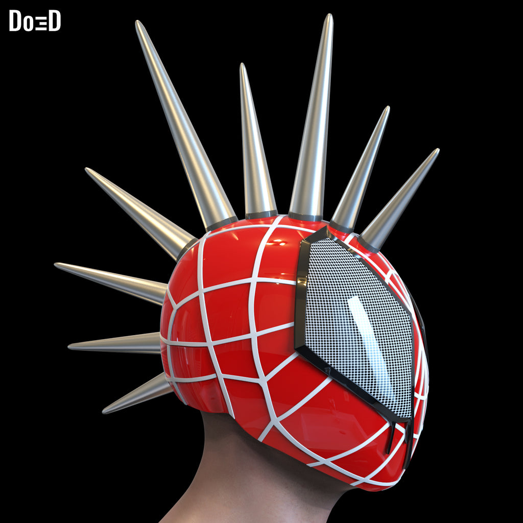 Spider-Punk Shell Hobart Brown Spider-Man Across the Spider-Verse Helmet #P299