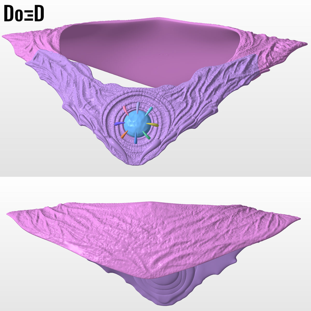 Skeletor Helmet + Collar + Havoc Staff 3D Printable Model Mask #SM953