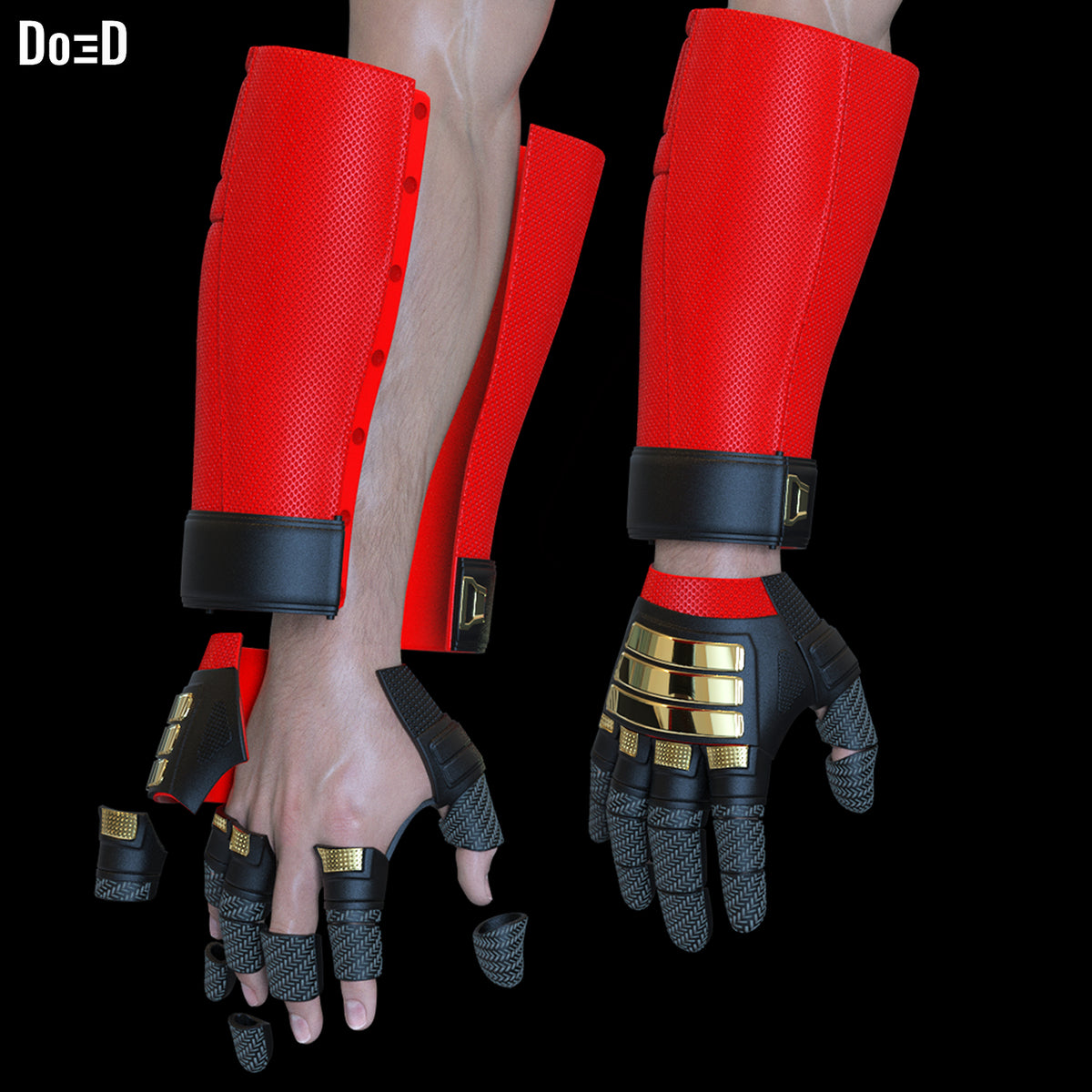 Deadpool Wolverine Metal Bone Gauntlet with Claws | 3D Printable Model #DWG6