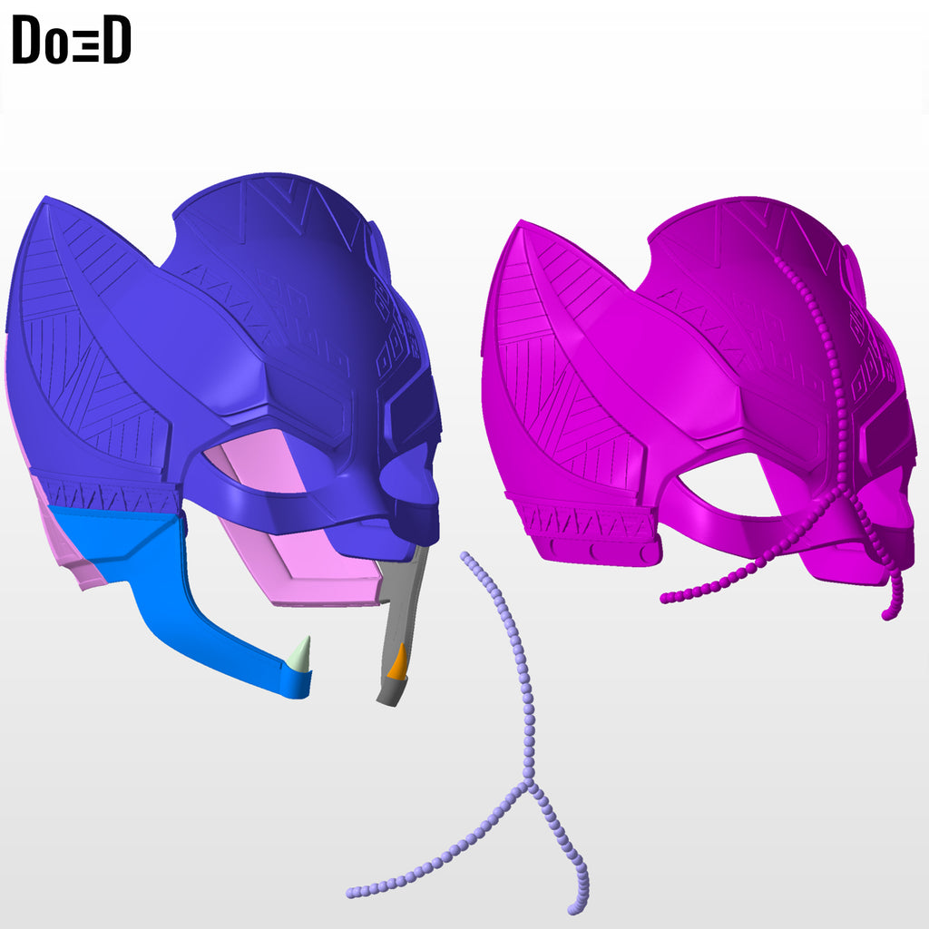 Queen Shuri Helmet War of Wakanda Black Panther | 3D Printable Model STL #W571
