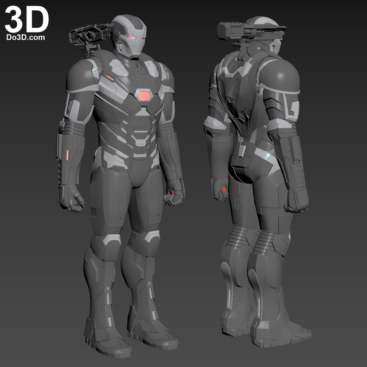 War Machine 006 Armor Mark VI MK 6 Endgame 3D Printable Model #5987