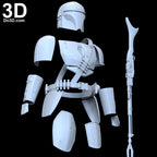Mandalorian Original Base Armor Set | 3D Model Project #6202