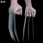 Wolverine X-Men Days of the Future Past Claws only | 3D Printable Model #WC15