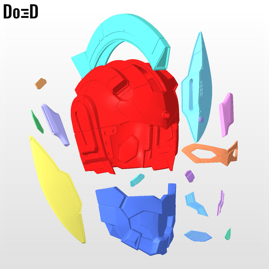 Taro Helmet Ultraman Netflix for Cosplay | 3D Printable Model STL File #T421