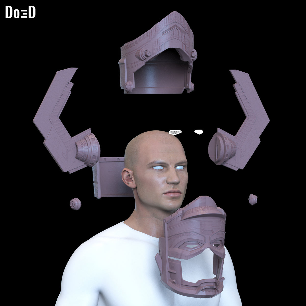 Galactus Popcorn Bucket / Helmet Fantastic Four 3D Printable Model STL File #GF3