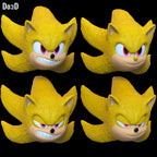 Gold Sonic 3 Helmet 3D Model STL File #GS11