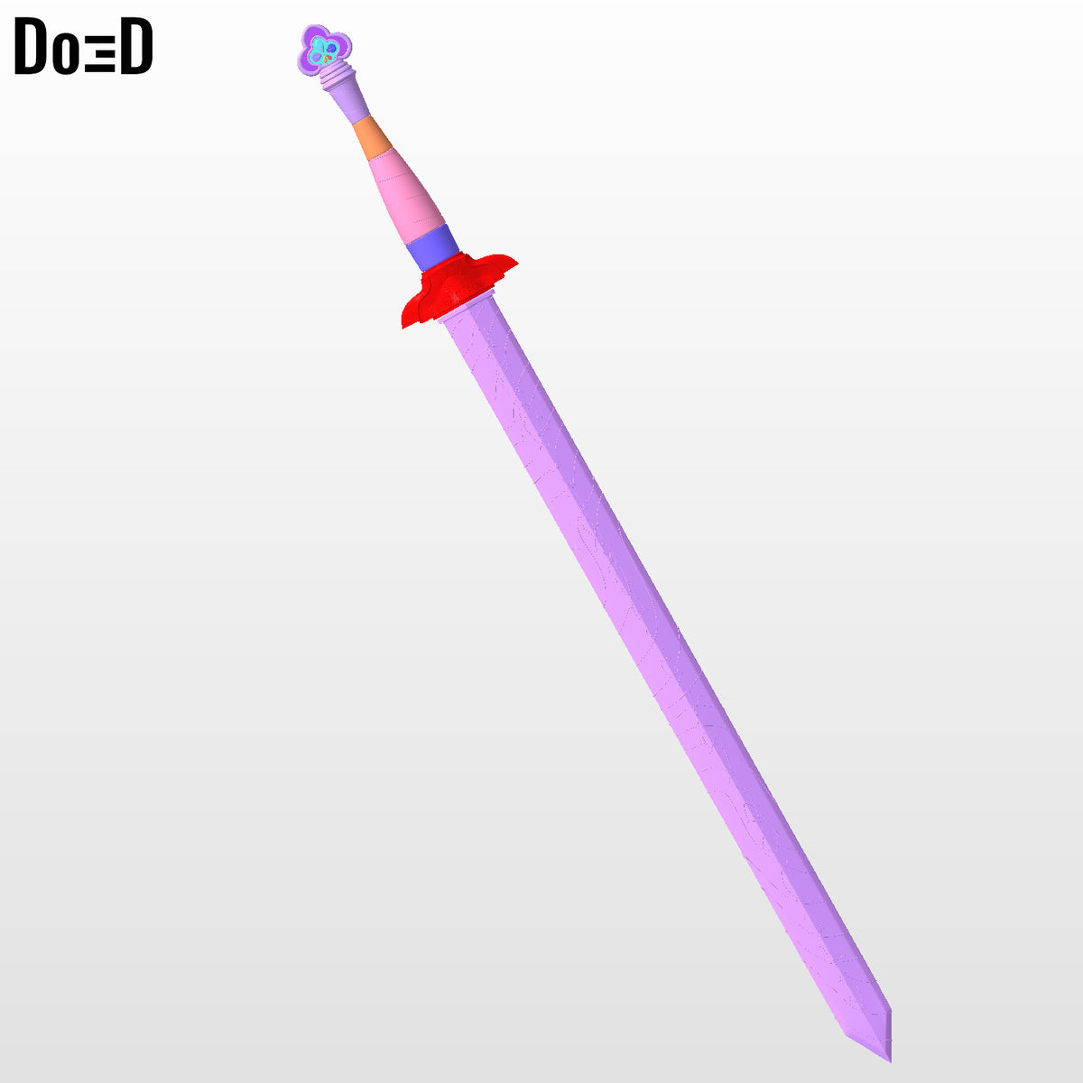Straight Saingeom Rumi’s Sword Four Tiger's Evil Slayer 3D Model STL #SG13