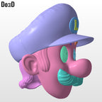 Bundle: Luigi Super Mario Helmet | 3D Printable Model #BSM89