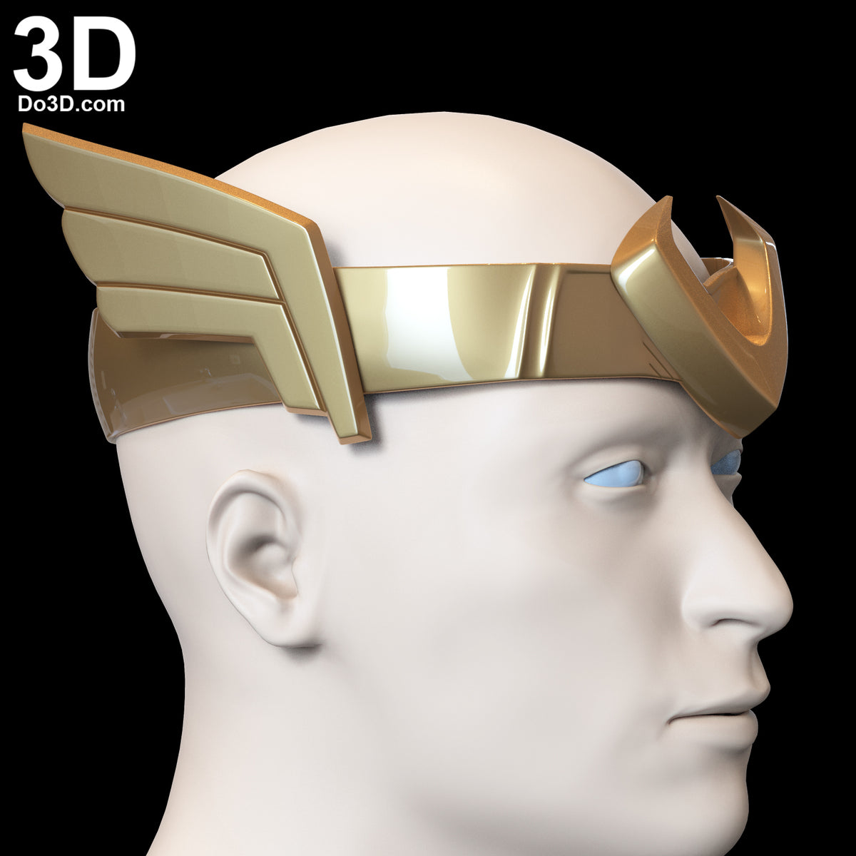 Kid Loki 2021 Crown Head Piece 3D Printable Model STL File #KD11