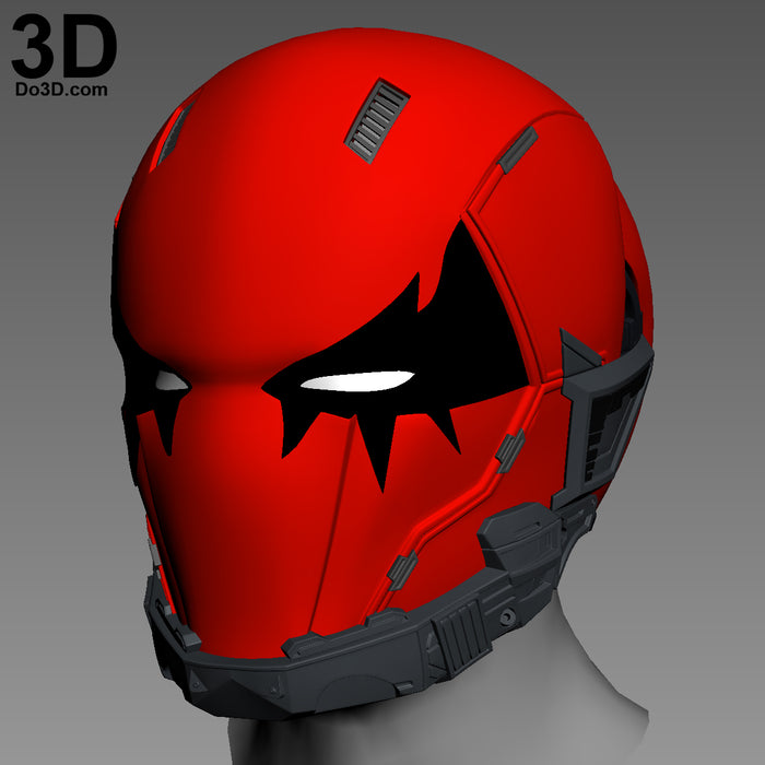 Red Hood Joker Variant Helmet Cowl | 3D Model Project #N02