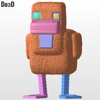 BUNDLE Chicken Jockey Statue Life Size or Any Scale Minecraft Movie 3D Model #CB