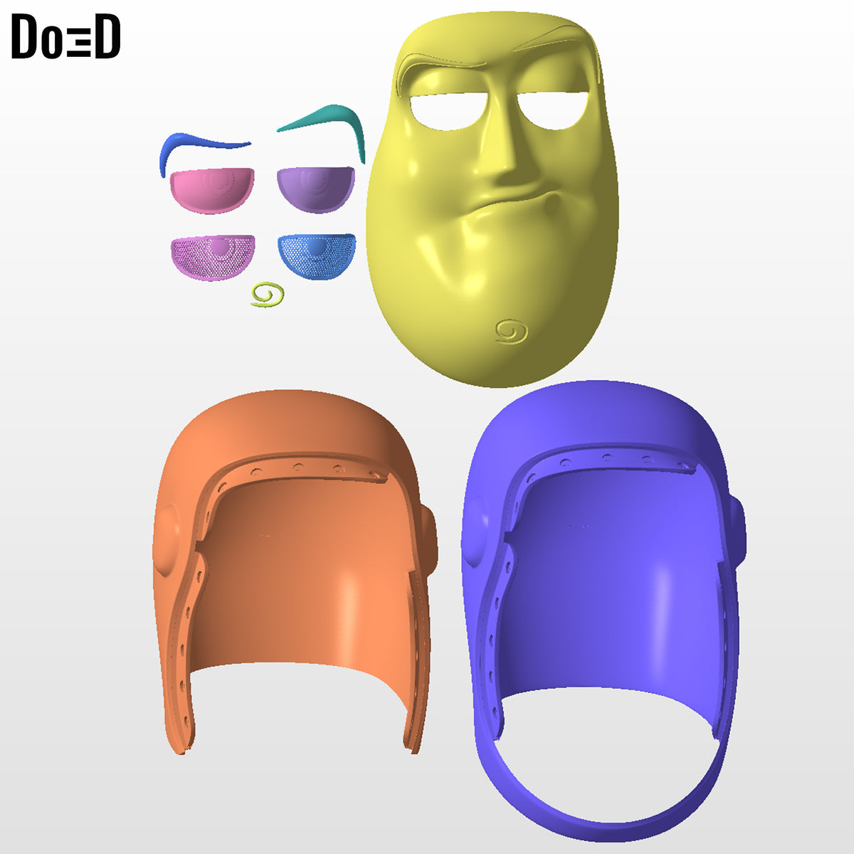 Confused Buzz Lightyear Toy Story Helmet | 3D Printable Model #CBL3
