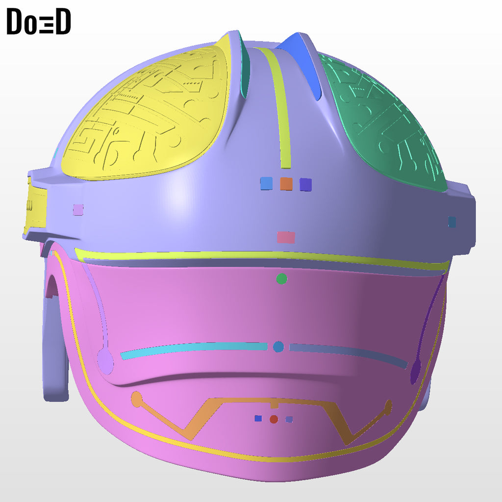 Tron 1982 Helmet OG Classic Alan Bradley | 3D Printable Model #OGT12