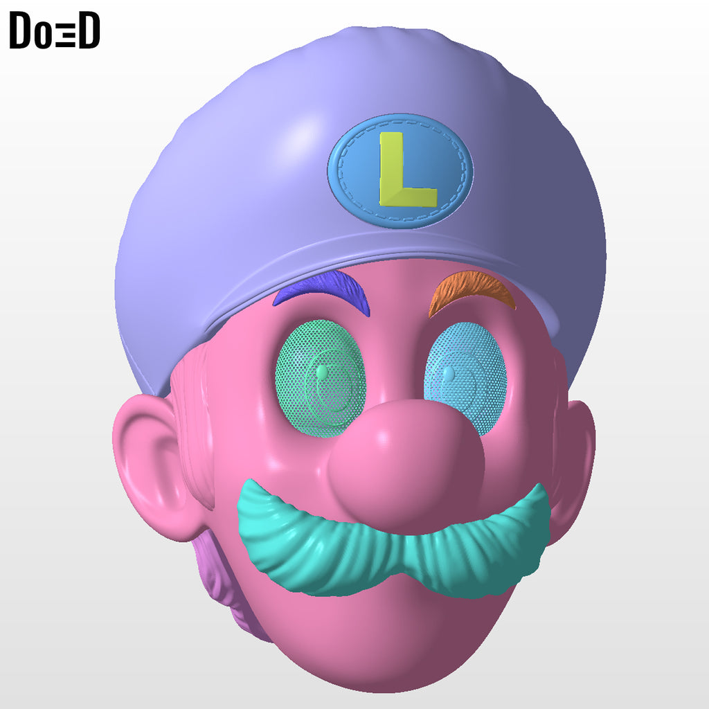 Bundle: Luigi Super Mario Helmet | 3D Printable Model #BSM89