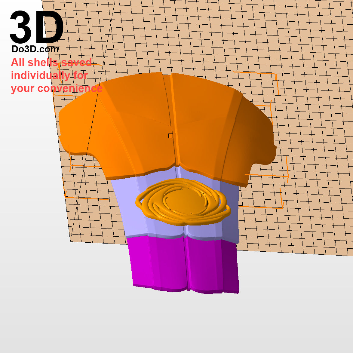 3D Printable Model: Red Ranger 2017 Power Rangers Helmet + Full Armor STL #2276