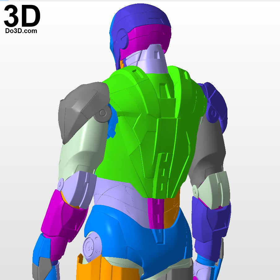 Iron Man Mark IV MK 4 Armor Suit + Inner Chest Details 3D Printable Model #GV4