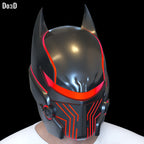 Batman Helmet XE Suit Hellbat Version 3D Printable Model Print File STL #HB253