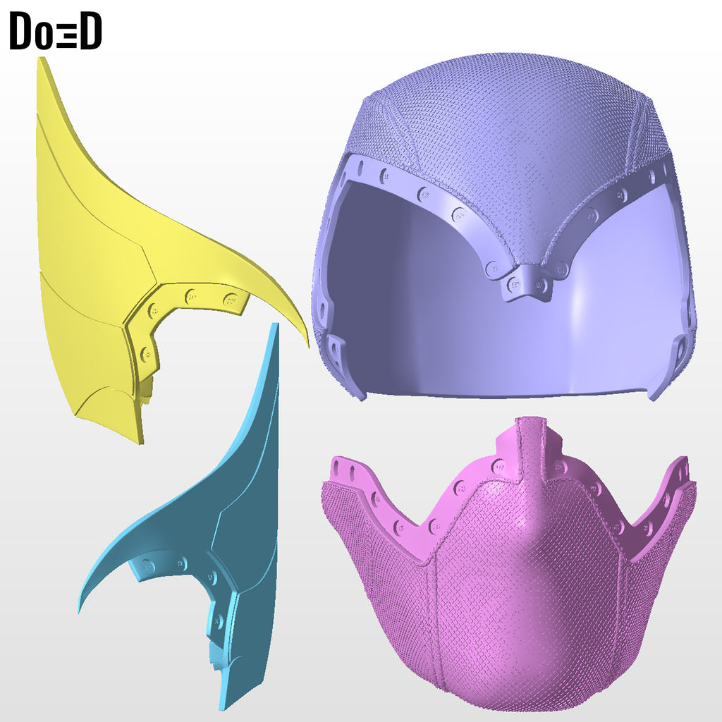 Wolverinepool Helmet | 3D Printable Model Print File STL #WP614