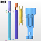Daredevil Born Again Billy Clubs Batons Truncheons | 3D Printable Model #BA1773