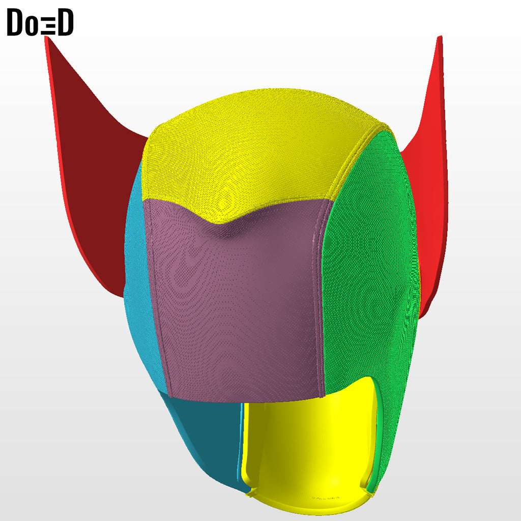 Classic Deadpool helmet | 3D printable model file STL #P805