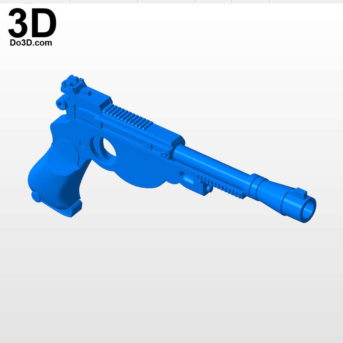 Mandalorian Blaster Pistol Gun Star Wars | 3D Model Project #6288