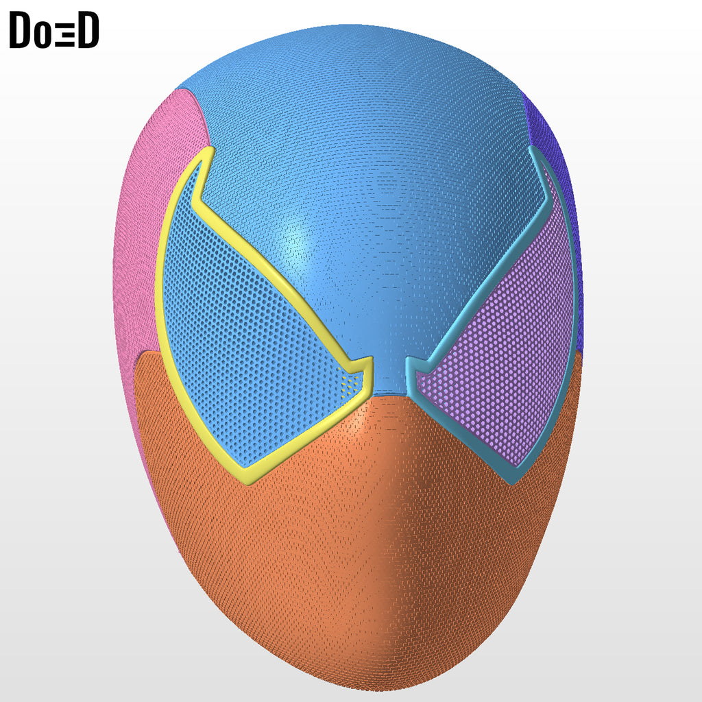 Scarlet Spider-Man Helmet | 3D Printable Model #SS29