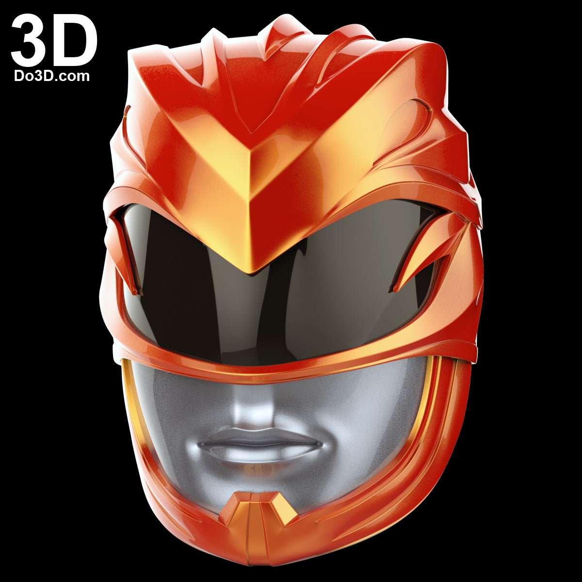 Red Ranger 2017 Helmet Power Ranger | 3D Printable Model Project #1686