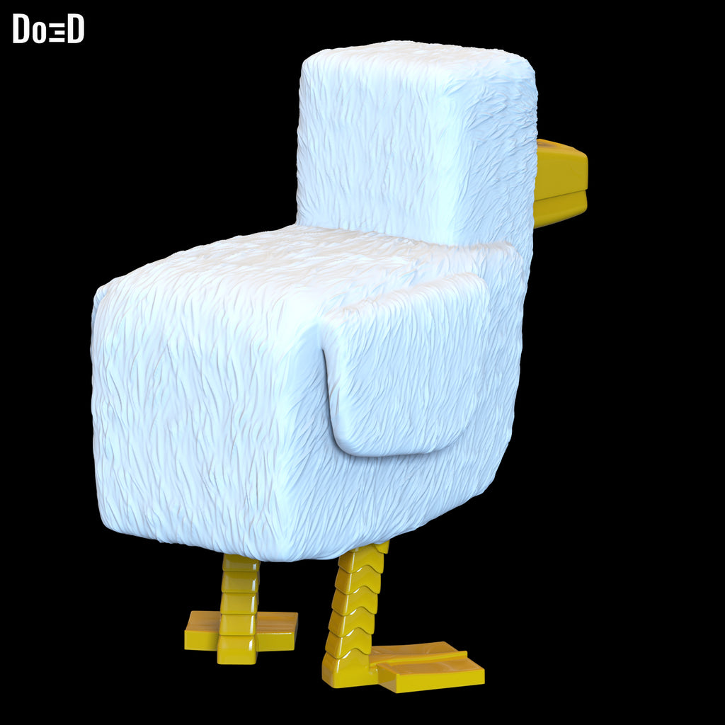 Chicken Minecraft Movie | 3D Printable Model STL File #CM91