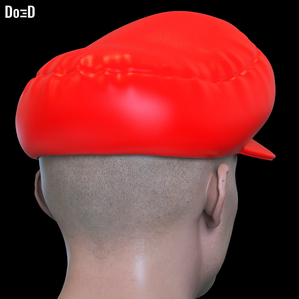 Mario Helmet Super Mario Movie Cosplay Hat Cap | 3D Printable Model #SMC26
