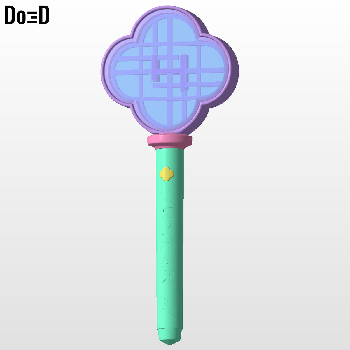 Bundle: Huntrix Saja Boys Fan Light Stick KPop Demon Hunters 3D Model STL #HS112