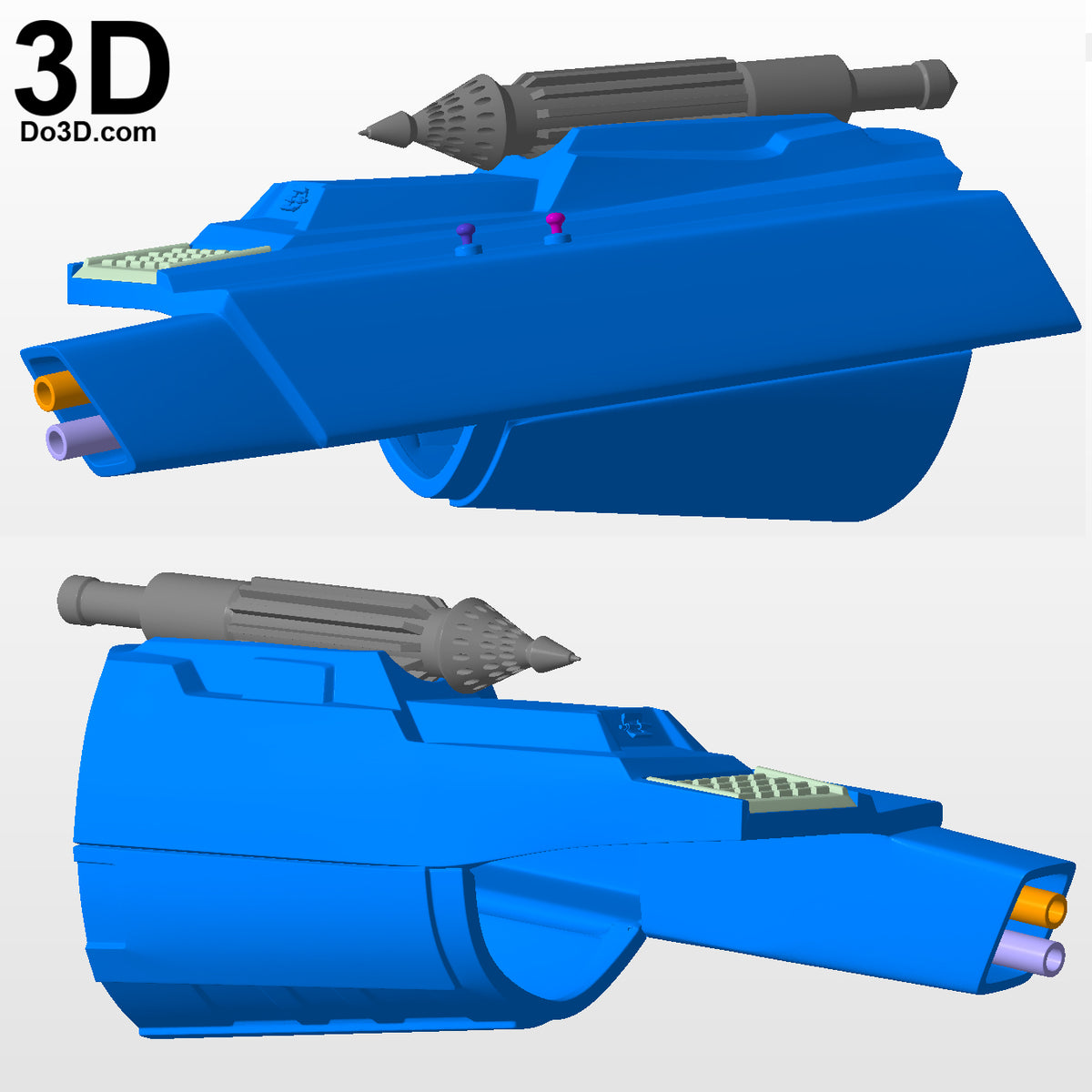 Boba Fett Left Forearm Star Wars Gauntlet Armors 3D Printable Model STL #BG27B
