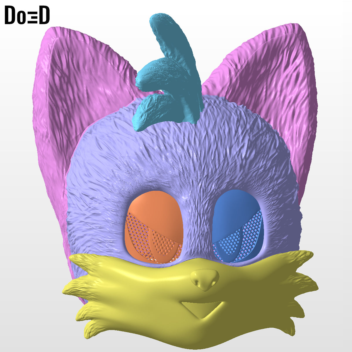 Tails Sonic 3 Helmet 3D Model STL File #T55