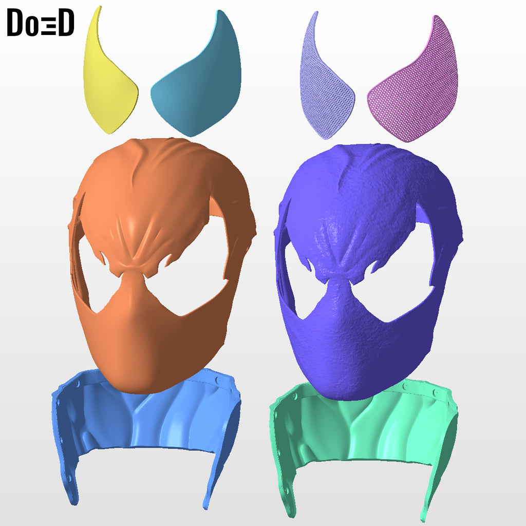 Symbiote Spider-man Helmet | 3D Printable Model #SP83