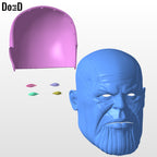 Thanos Head Helmet | 3D Printable Model STL File #T7446
