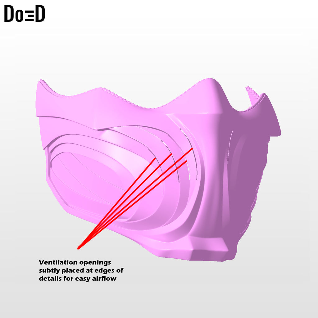 Scorpion Mask Mortal Kombat 1 | 3D Printable Model STL #MK7