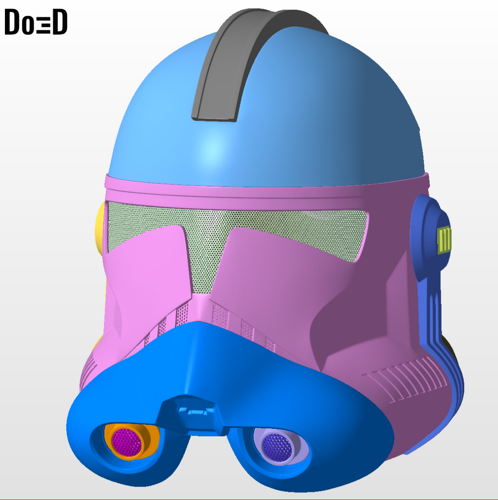 Clone Trooper Phase 2 Star Wars Helmet | 3D Printable Model STL File #1587