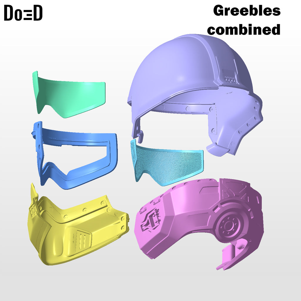 Helldivers Helmet 2 | 3D Printable Model #H002