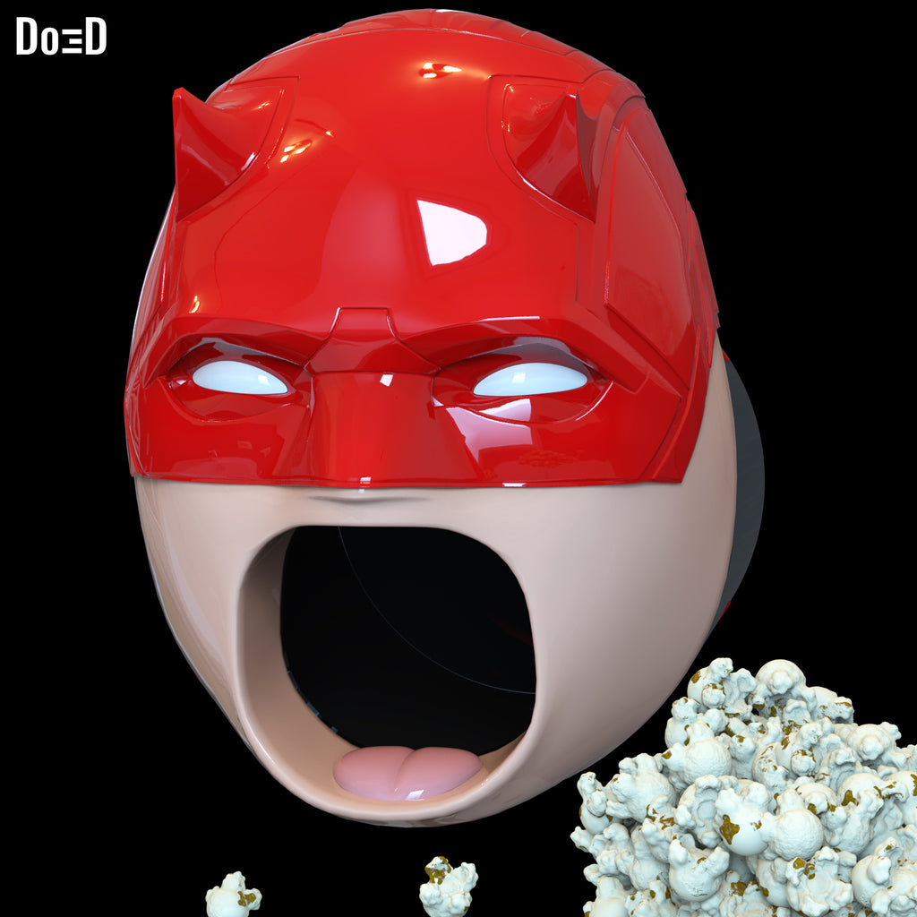 Daredevil Popcorn Bucket Do3D Screamer 3D Printable Model File STL #DD38