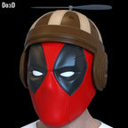 Bundle: Deadpool & Headpool Modular Helmet Pack 3D Printable Model STL File #HH3