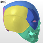 Deadpool 3 Skull Variant Helmet Headpool Zombie 3D Printable Model STL #P811