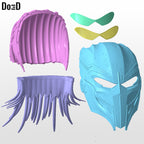 Dek's Bio Mask Predator Badlands Metal Helmet 3D Printable Model STL File #PBL28