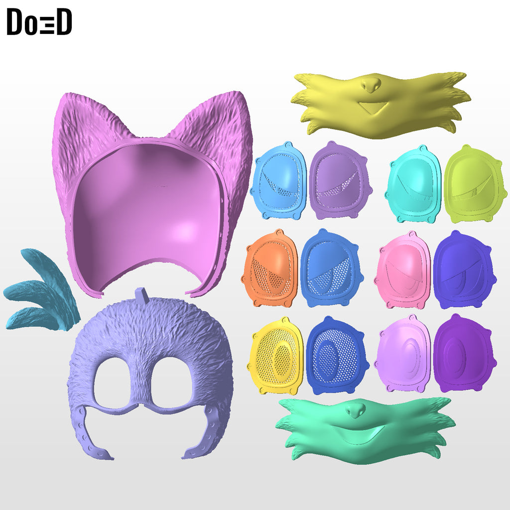 Tails Sonic 3 Helmet 3D Model STL File #T55