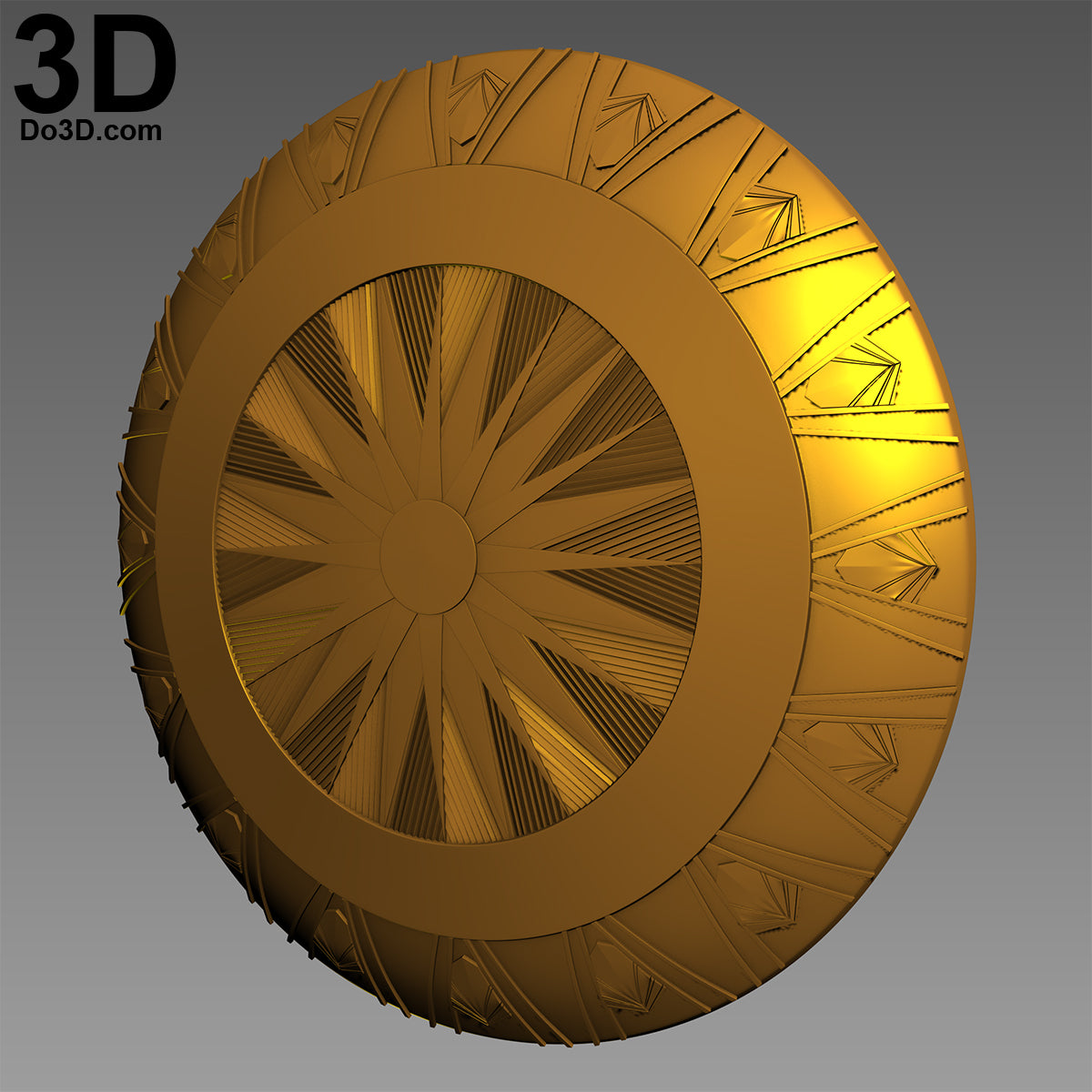 Wonder Woman God Killer Shield | 3D Model Project #2314