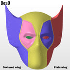 Poolverine helmet (Wolverine Deadpool Mashup) | 3D printable model file #WD192