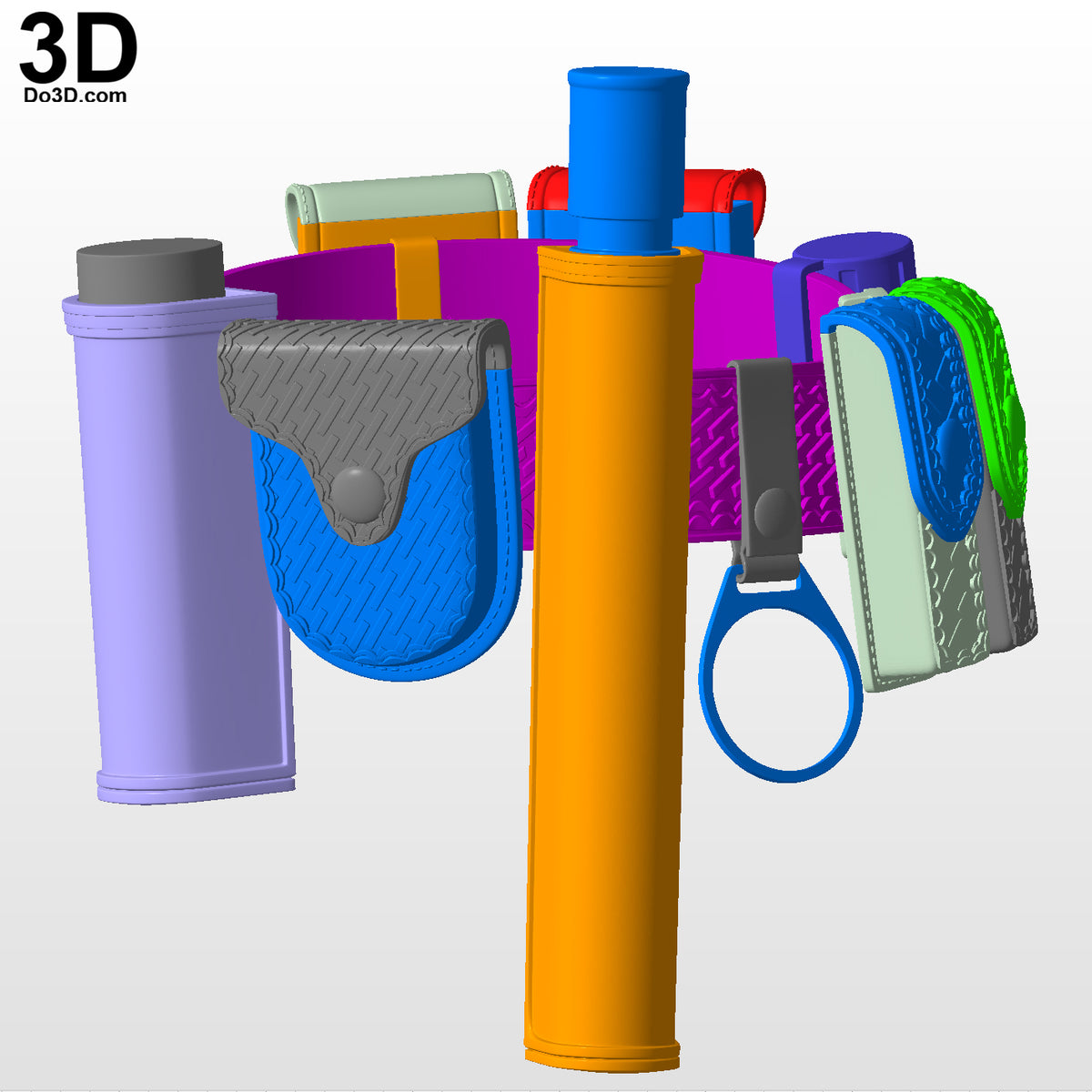 The Batman Lower Body, Leg Armors, Holster Utility Belt 3D Printable Model #TB68