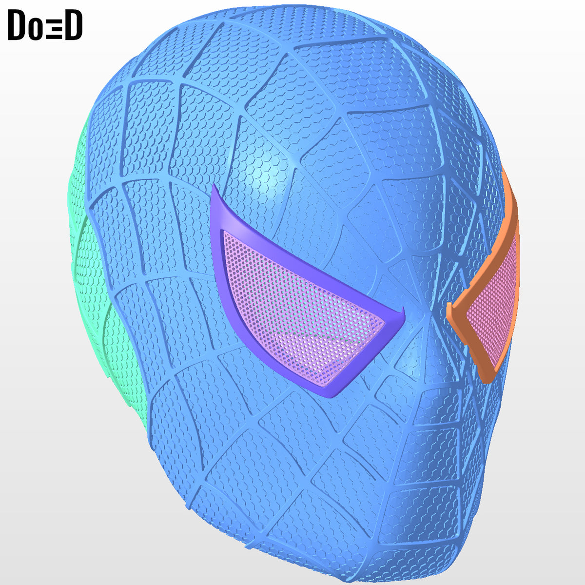Spider-Man 2002 Raimi Mask Face Shell Helmet | 3D Printable Model STL File #4128