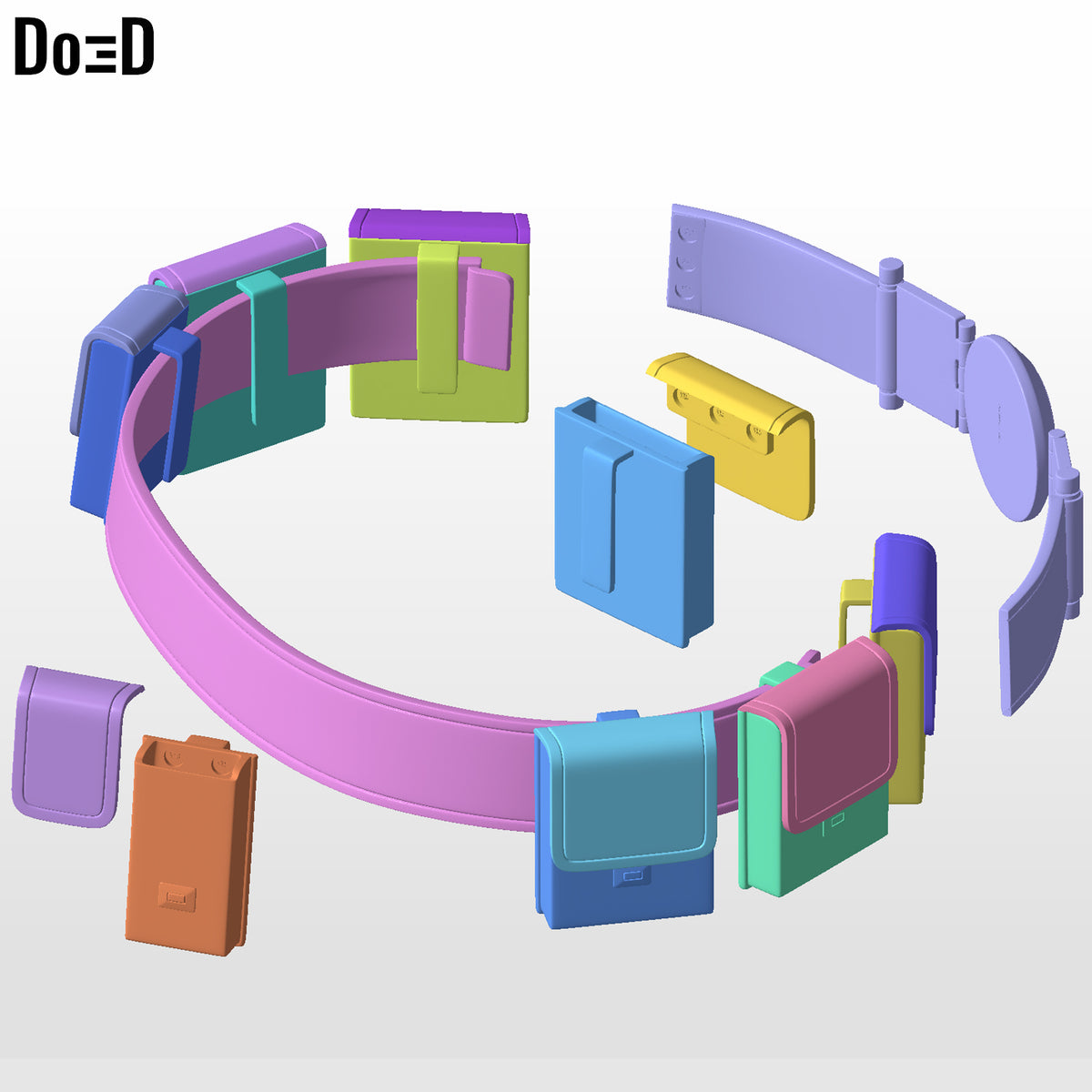 Samurai Deadpool  Utility Belt | 3D Printable Model #SD222
