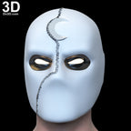 Mister Knight Variant Face Shell with Swappable Eyes 3D Printable Model #MS91